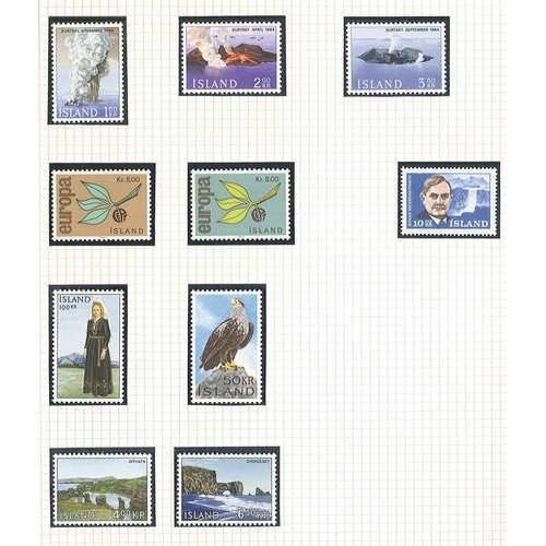 360 - Iceland; 1920-94 mint (mostly u.m.) collection in album. Many complete sets, especially later. Needs... 