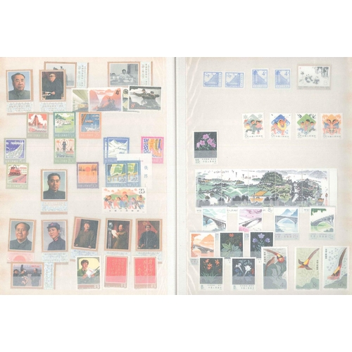 254 - China; People’s Republic; 1959-90 u.m. collection in stockbook and stockalbum, nearly all in sets. N... 