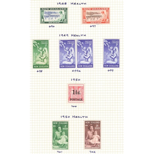 274 - New Zealand; 1920-81 m.m. (mainly l.m.m.) collection on pages of commemoratives (possibly complete),... 