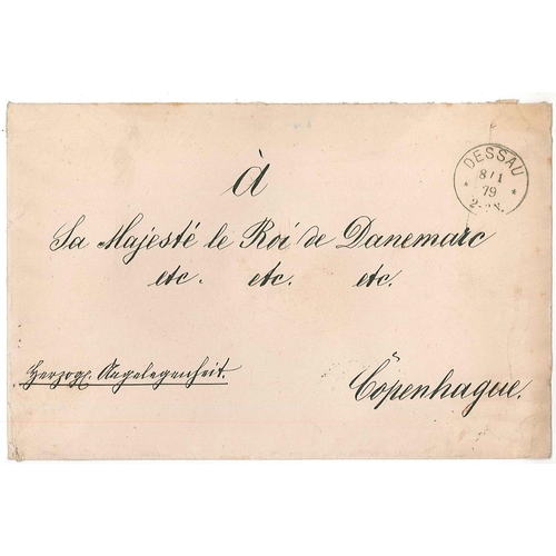 193 - German States; Anhalt; 1879 cover addressed 