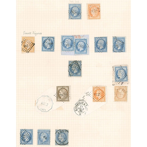 161 - France and Colonies; France 1849-1939 mainly used collection on pages with good coverage in the Cérè... 