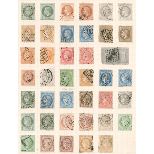 161 - France and Colonies; France 1849-1939 mainly used collection on pages with good coverage in the Cérè... 