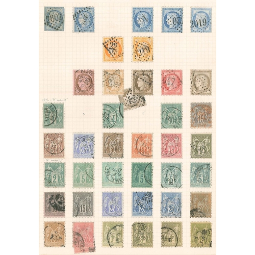 161 - France and Colonies; France 1849-1939 mainly used collection on pages with good coverage in the Cérè... 