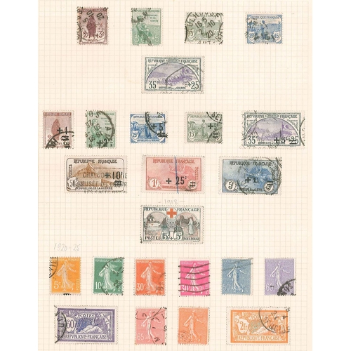 161 - France and Colonies; France 1849-1939 mainly used collection on pages with good coverage in the Cérè... 