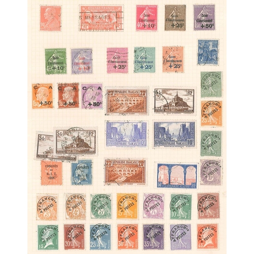 161 - France and Colonies; France 1849-1939 mainly used collection on pages with good coverage in the Cérè... 