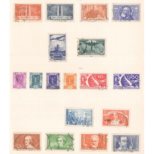 161 - France and Colonies; France 1849-1939 mainly used collection on pages with good coverage in the Cérè... 