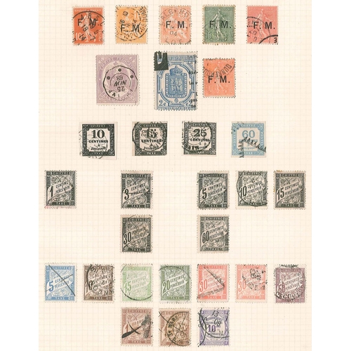 161 - France and Colonies; France 1849-1939 mainly used collection on pages with good coverage in the Cérè... 