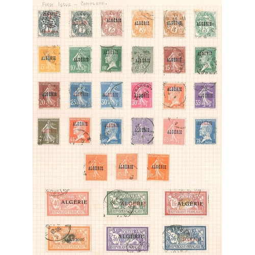 161 - France and Colonies; France 1849-1939 mainly used collection on pages with good coverage in the Cérè... 