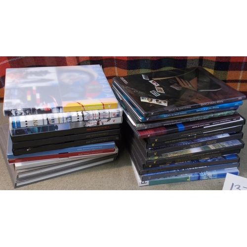 137 - Canada; 1990-2011 complete run of year books (22), plus two of 2000 Millennium book. Total face valu... 