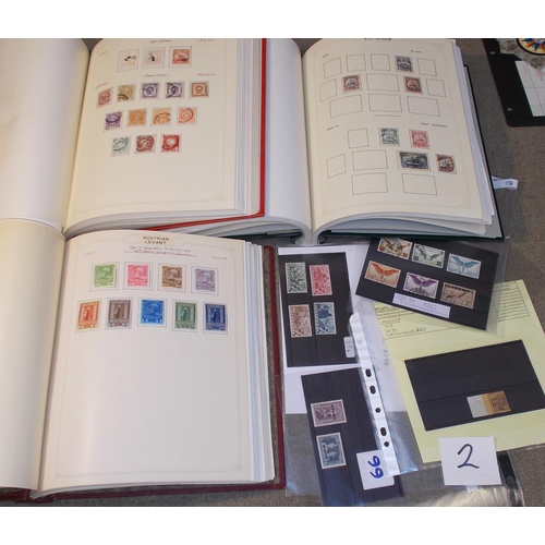 2 - Collections and Mixed Lots; world collection in three springback albums with strength in c.1890s-195... 