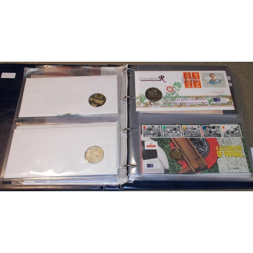 361 - UK; PNCs; 1994-2001 album of 23 different Royal Mail/Royal Mint PNCs. Face value of coins £36½.