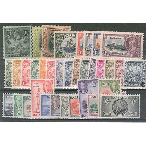 177 - Barbados; 1920-50 m.m. selection on stockcard, all-different. S.t.c.£240 (but this inc. £50 for a to... 