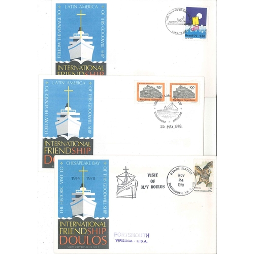 25 - Covers; 1978 group of 12 commem covers for cruise of 