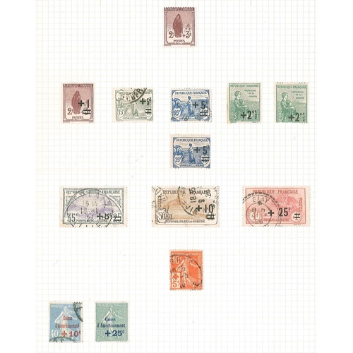 163 - France; 1849-1980 m.m. and used collection in two albums. Little before 1940s, then stronger run inc... 