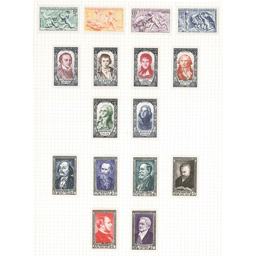 163 - France; 1849-1980 m.m. and used collection in two albums. Little before 1940s, then stronger run inc... 