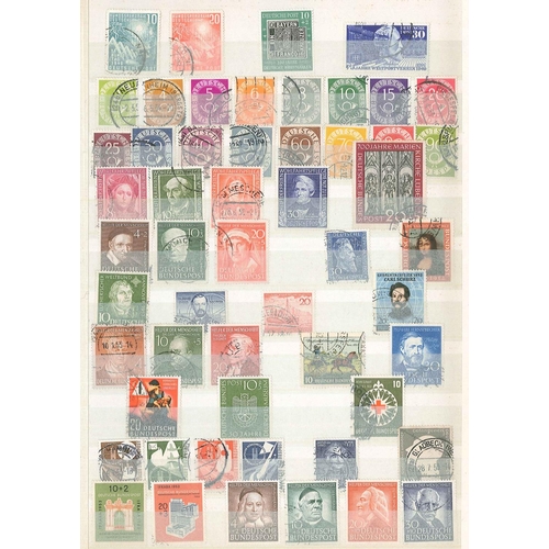 202 - Germany; West Germany; 1949-2020 collection in two stockbooks, nearly all used, with some of the bet... 