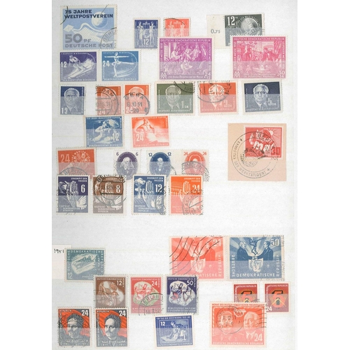 207 - Germany; East Germany; 1949-90 mint (mainly u.m. except in earlier years) and used collection in two... 