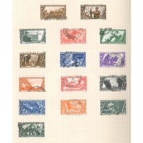 246 - Italy; 1863-1962 m. & u. colln. in album - good general collection with a number of better e.g. 1932... 