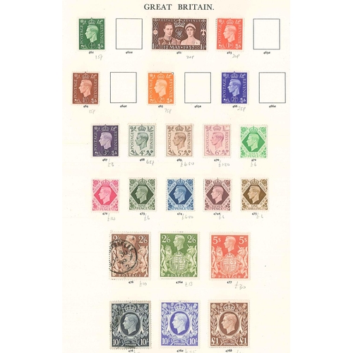 400 - UK Collections; 1840-1979 m. & u. collection in Windsor album. Starts with 1840 Penny Black (fine, r... 