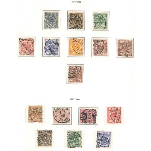 195 - Germany; 1872-1932 collection in printed album, the majority used but with good numbers of mint incl... 