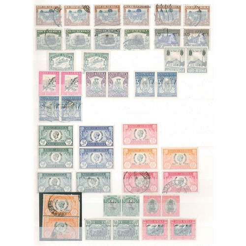 290 - South Africa; 1910-c.2000 m. & u. colln. on stockleaves with various 1913-24 to 1/- (this with invtd... 