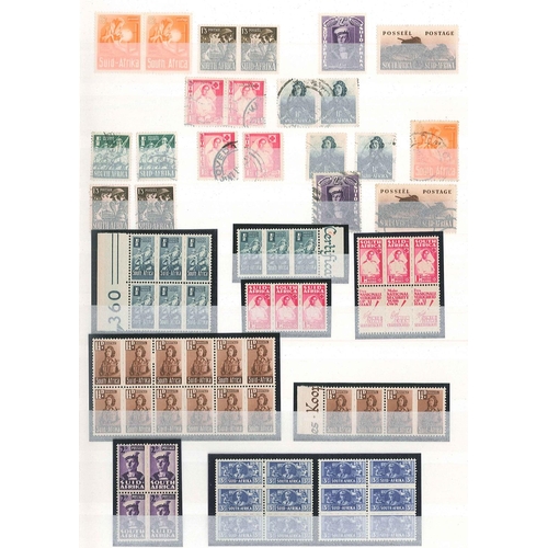 290 - South Africa; 1910-c.2000 m. & u. colln. on stockleaves with various 1913-24 to 1/- (this with invtd... 