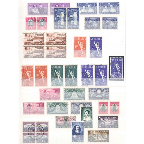 290 - South Africa; 1910-c.2000 m. & u. colln. on stockleaves with various 1913-24 to 1/- (this with invtd... 