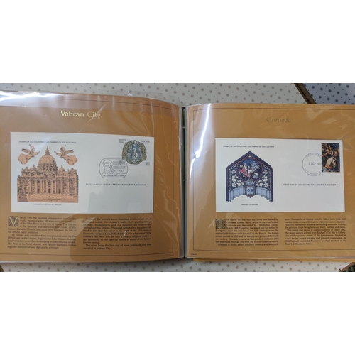 21 - Covers; presentation album with 1980-84 colln. of 108 illus. FDCs, generally with single stamp only,... 