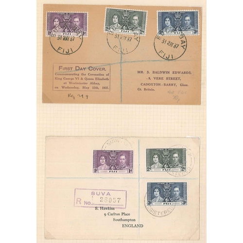 301 - Fiji; 1937-72 seln. of 20 covers, mainly first day or souvenir, some with toning.