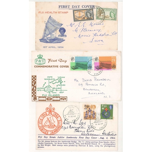 301 - Fiji; 1937-72 seln. of 20 covers, mainly first day or souvenir, some with toning.