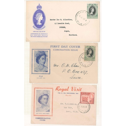 301 - Fiji; 1937-72 seln. of 20 covers, mainly first day or souvenir, some with toning.