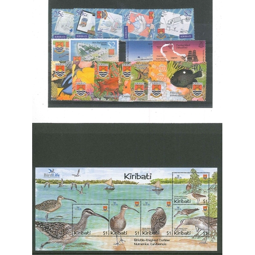 249 - Kiribati; 1980s-2003 u.m. range on stockcards, cat. c.£250.