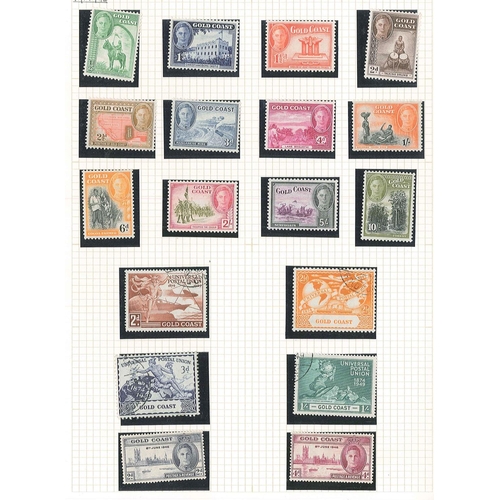 29 - Collections; Commonwealth; album with collection of countries G to L plus Malaya from King George VI... 