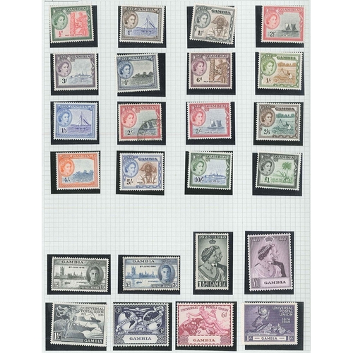 29 - Collections; Commonwealth; album with collection of countries G to L plus Malaya from King George VI... 