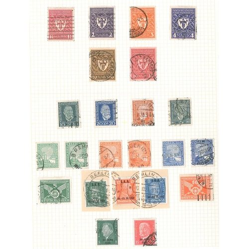 207 - Germany; 1872-1941 mainly used collection in album starting with 1872 Small Shield (set of 6 + 5) an... 