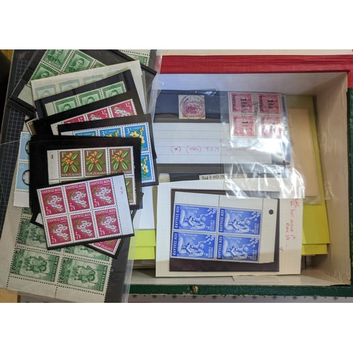 272 - New Zealand; small box of items in packets, on stockcards, etc. Much is standard, but a good scatter... 