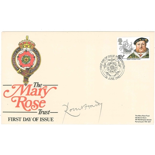 1682 - UK; Autographed Covers; 1982 Maritime 15½p on illus Mary Rose Trust FDC, signed by Robert Hardy, act... 