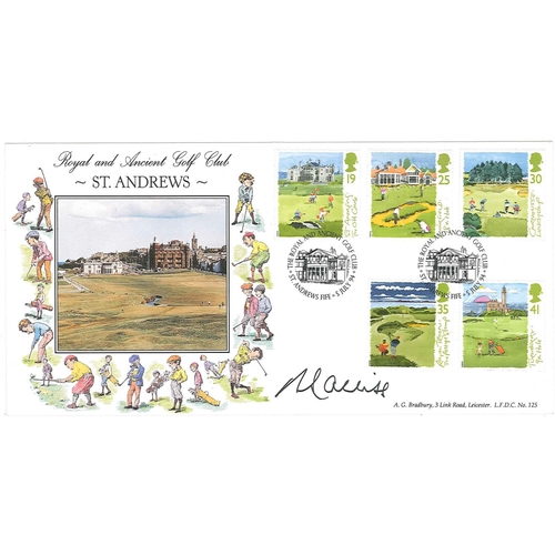 1690 - UK; Autographed Covers; 1994 Golf set on LFDC illus cover, with R&A St Andrews special cancel, signe... 