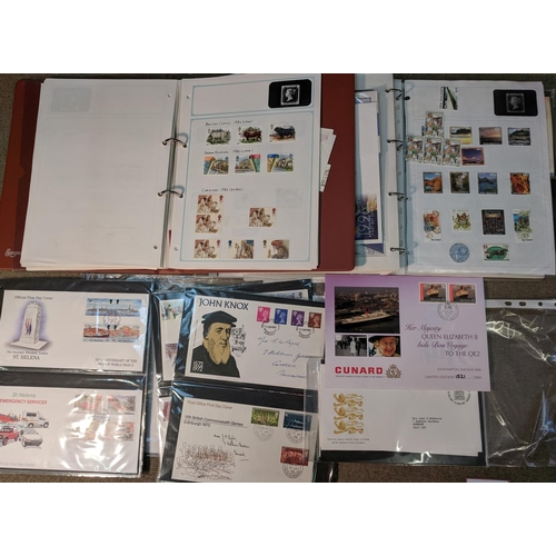 23 - Collections; world colln. in two A4 albums (general range with some modern mint sets/FDCs, and about... 