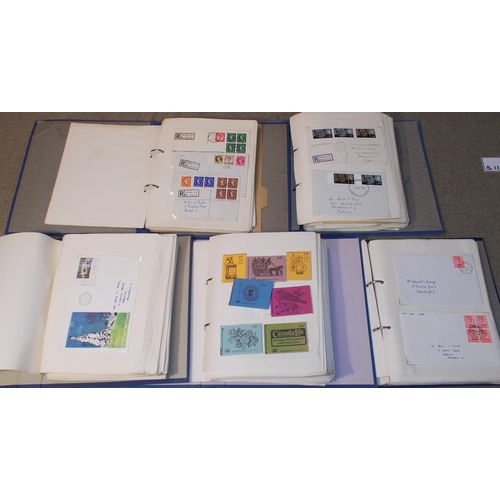 443 - UK; Collections; 1952-73 collection in five albums with a large part of a straight simplified collec... 