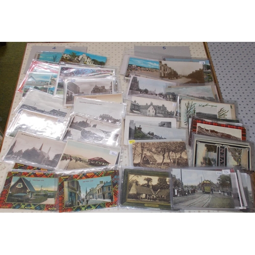 107 - Postcards; Scotland, Fife; Leven; box (roughly shoebox-sized) with an extensive range of cards of al... 