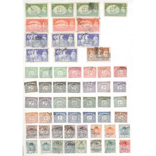 442 - UK Mixed Lots; stockbook with mainly used KG5 and KG6 (duplicated, but inc. some better), plus some ... 