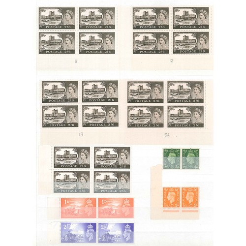 442 - UK Mixed Lots; stockbook with mainly used KG5 and KG6 (duplicated, but inc. some better), plus some ... 