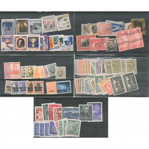 505 - Mixed Lots; Europe; small seln. inc. some m. & u. Austria, a few Norway Christmas labels, etc.