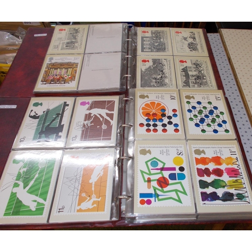 1675 - UK; PHQ Cards; 1975-85 collection of sixty mint sets of cards in two Royal Mail albums. Includes 197... 