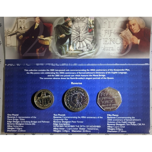 677 - Coins; UK; 2005 