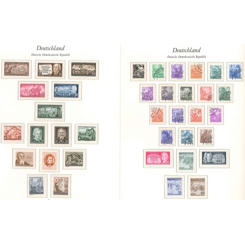 224 - Germany; East Germany; 1951-54 u.m. and used on pages, all in sets, mainly fine, s.t.c.£350. (132)