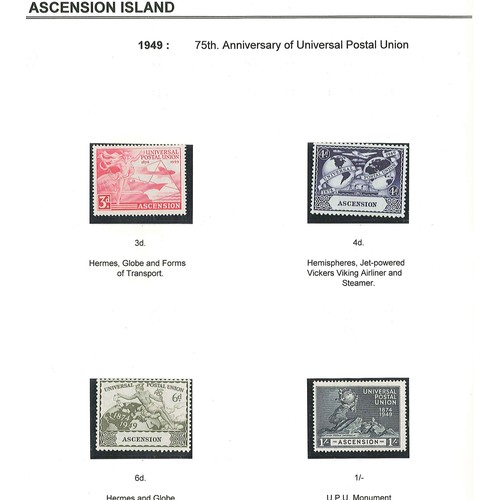 131 - Ascension; 1938-53 definitive set (13 of perf. 13½, 12 of perf.13)