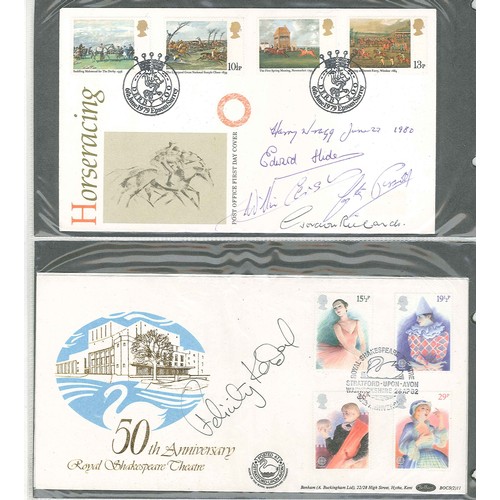 393 - UK; First Day Covers; 1981-2001 selection in album comprising Bradbury signed covers (29), Benham si... 