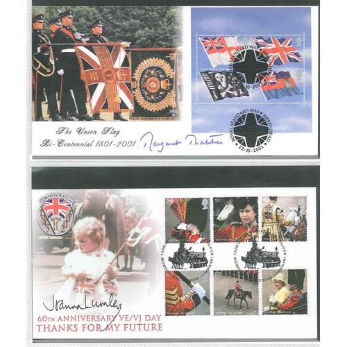 393 - UK; First Day Covers; 1981-2001 selection in album comprising Bradbury signed covers (29), Benham si... 